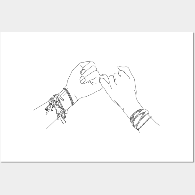 Pacto Juliantina - Pinky Promise [Small] Wall Art by freddyhlb